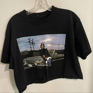 Vintage Ice Cube Graphic Tee Cropped